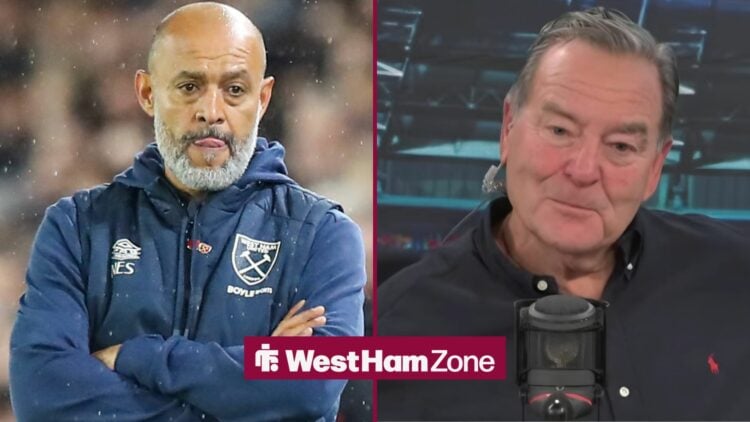 Nuno Espirito Santo with Jeff Stelling.