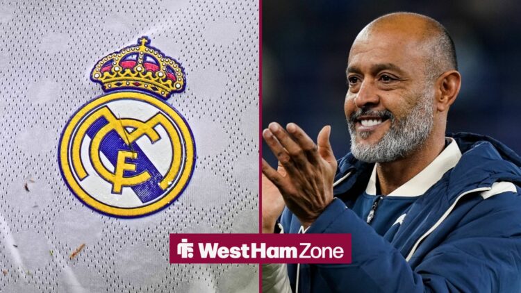 Real Madrid badge with Nuno Espirito Santo