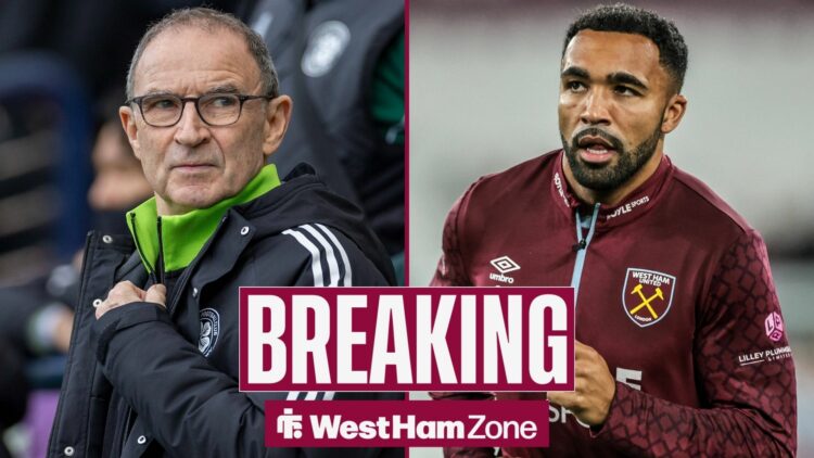 Martin O'Neill and Callum Wilson