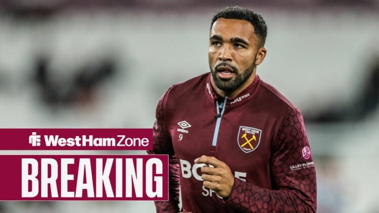 Callum Wilson in West Ham training gear.
