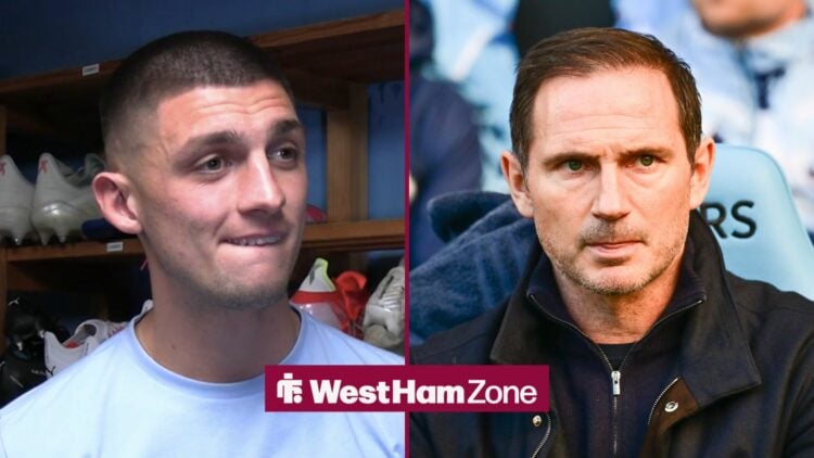 West Ham target Bobby Thomas and Coventry manager Frank Lampard.