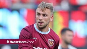 Jarrod Bowen in action for West Ham