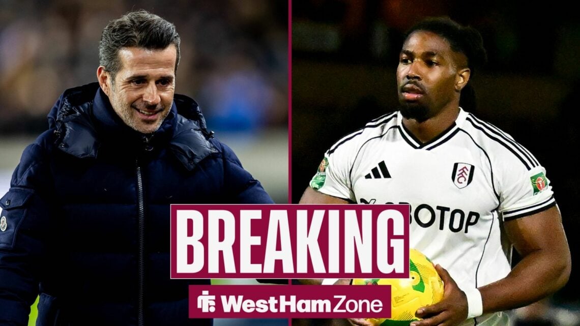 Fulham manager Marco Silva and West Ham target Adama Traore.