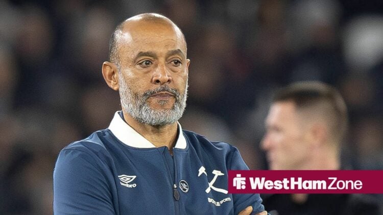 Nuno Espirito Santo looking concerned