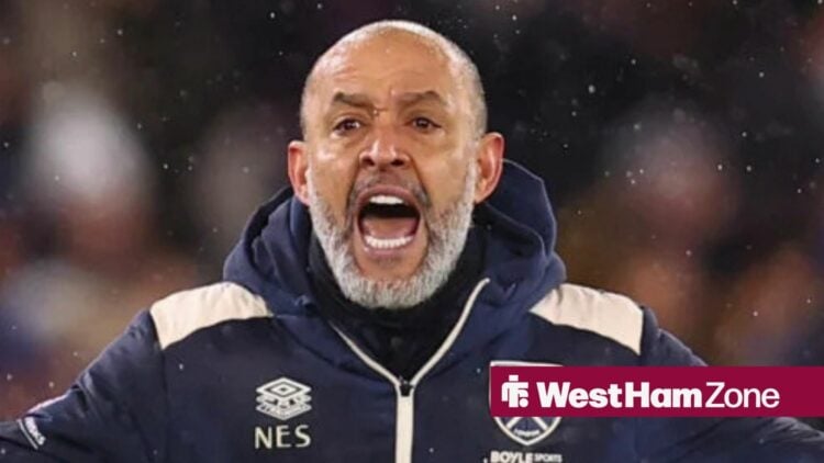 Nuno Espirito Santo in a West Ham coat