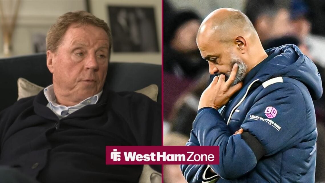 Harry Redknapp next to Nuno Espirito Santo