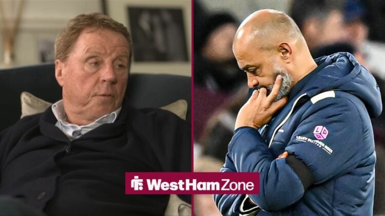 Harry Redknapp next to Nuno Espirito Santo