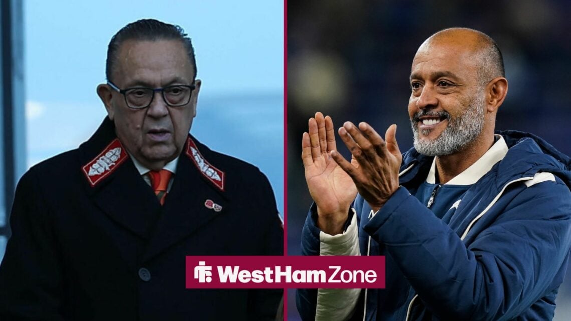 Nuno Espirito Santo next to David Sullivan