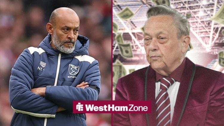 Nuno Espirito Santo next to David Sullivan