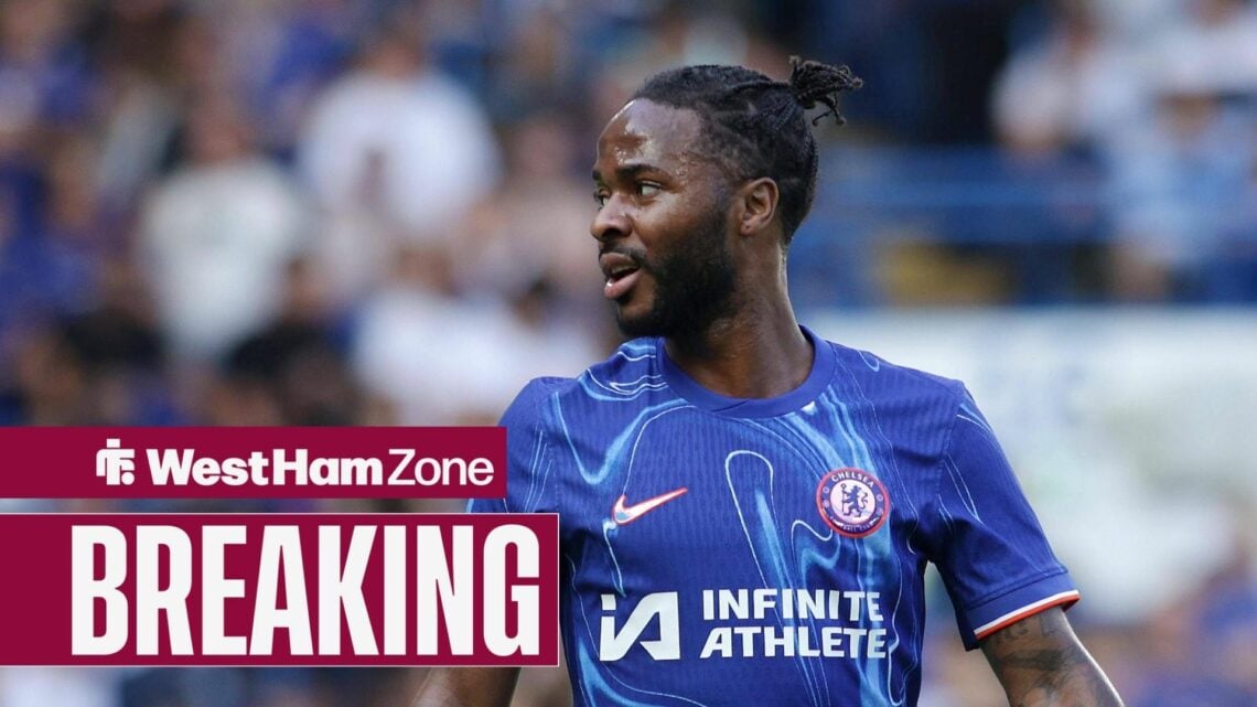 Raheem Sterling in action for Chelsea