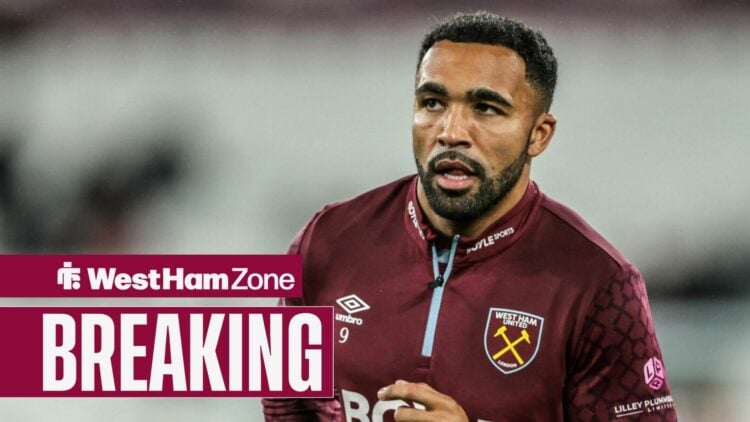 Callum Wilson in a West Ham training top