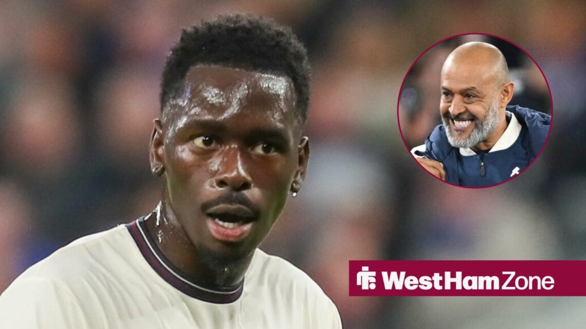 Soungoutou Magassa alongside a circle inset of Nuno Espirito Santo.