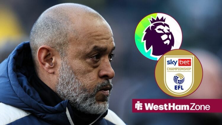 Wolverhampton, England, 3rd January 2026. Nuno Espirito Santo manager of West Ham United during the Wolverhampton Wanderers vs West Ham United Prem...