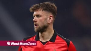 Niclas Fullkrug in action for AC Milan