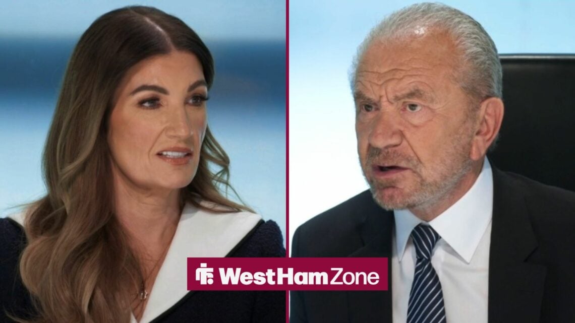 Karren Brady and Lord Sugar