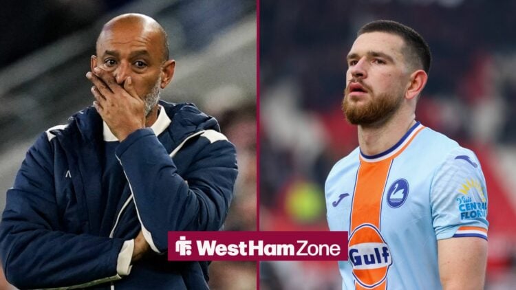 Zan Vipotnik playing for Swansea vs Stoke with Nuno looking concerned