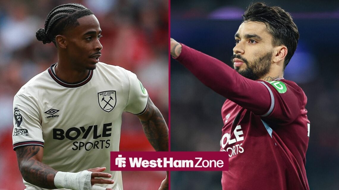 Crysencio Summerville and Lucas Paqueta