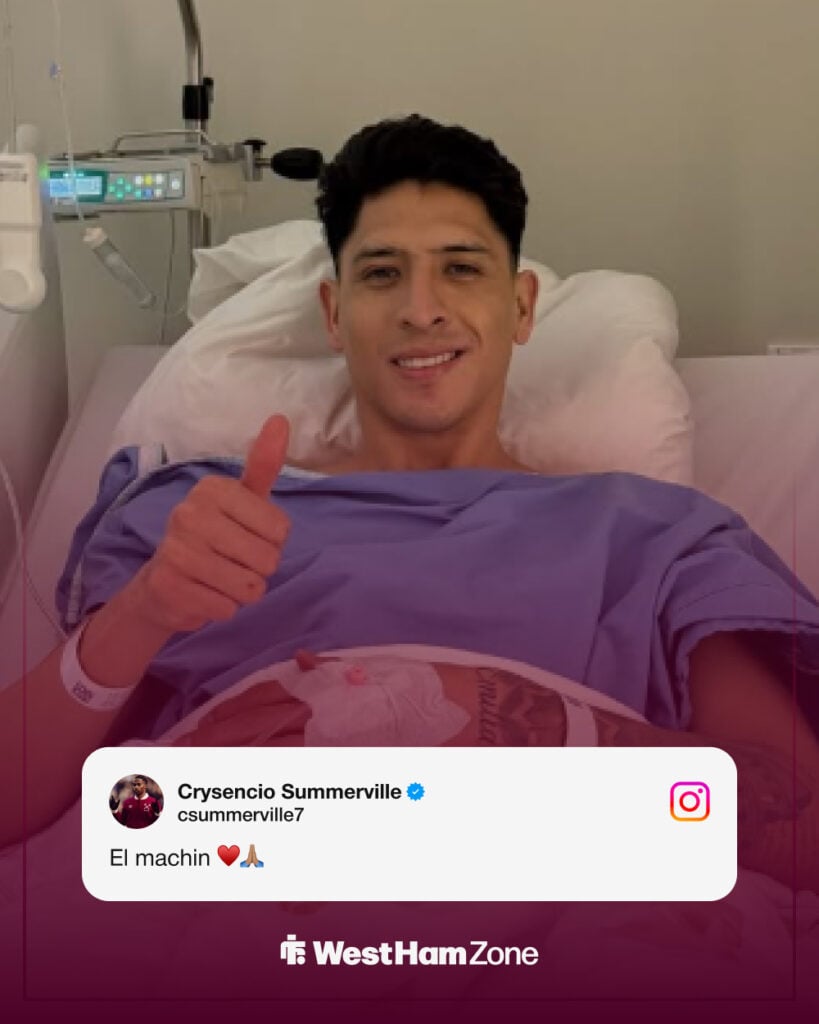 Summerville leaves message for Edson Alvarez