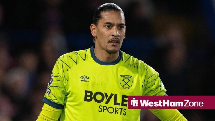 Alphonse Areola in a West Ham top