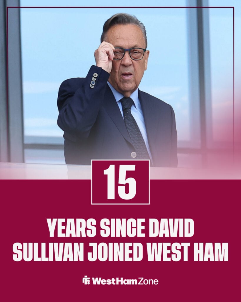 David Sullivan's time spent at West Ham.