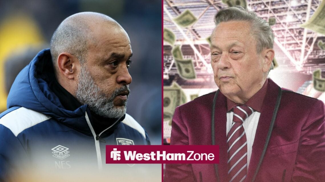 Nuno Espirito Santo and David Sullivan in a split image