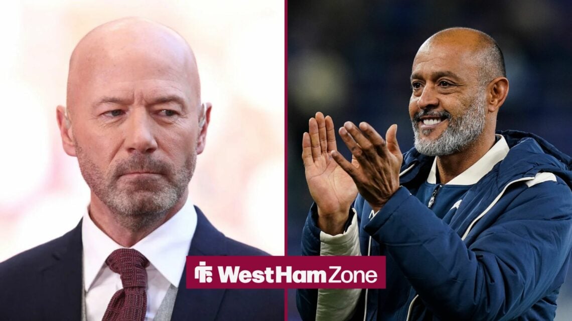 Alan Shearer next to Nuno Espirito Santo