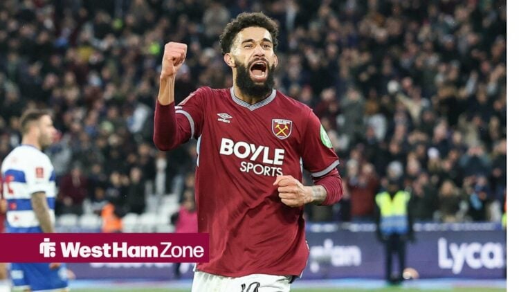 Pablo in a West Ham shirt