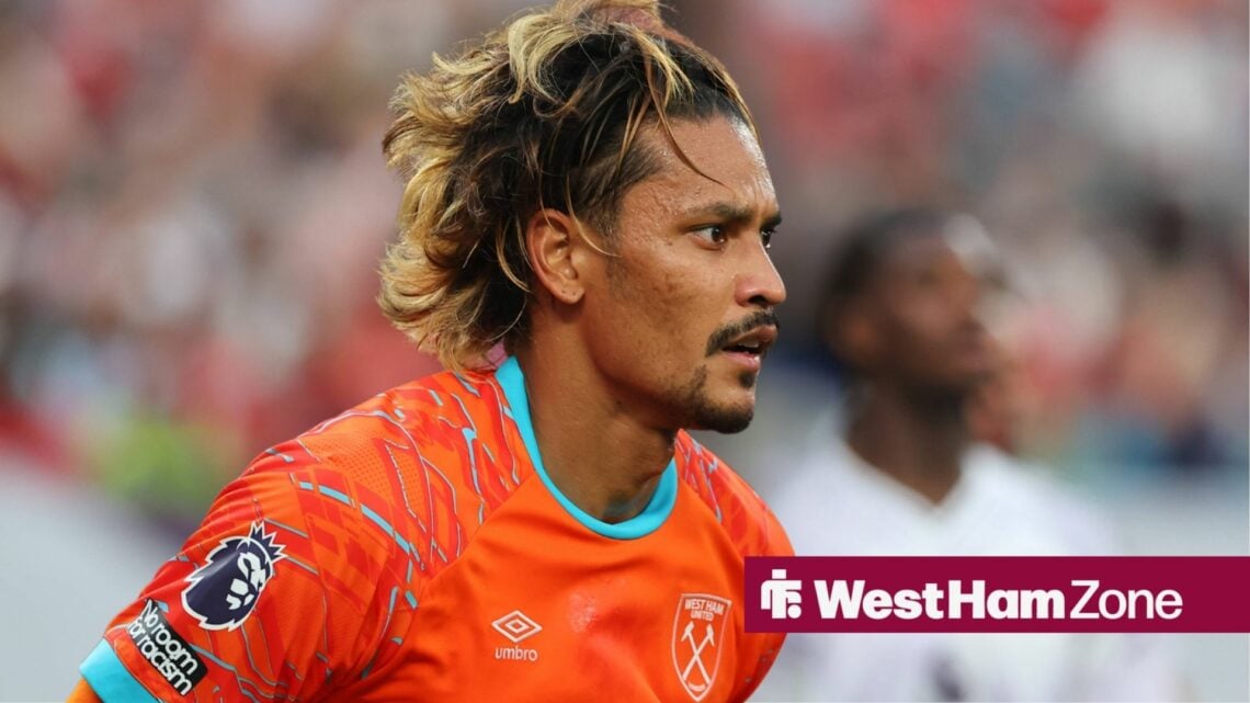 Alphonse Areola playing for West Ham