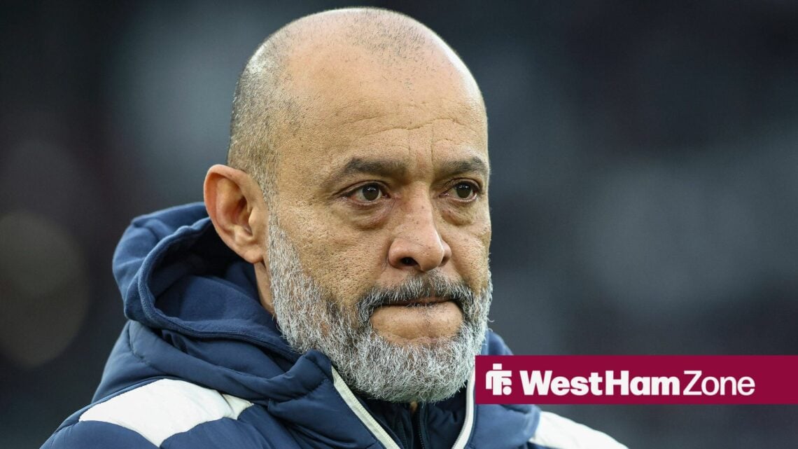 Nuno Espirito Santo looking worried