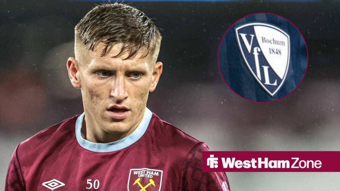 Premier League West Ham United v Brentford Callum Marshall of West Ham United in the pregame warmup session during the Premier League match West Ha...