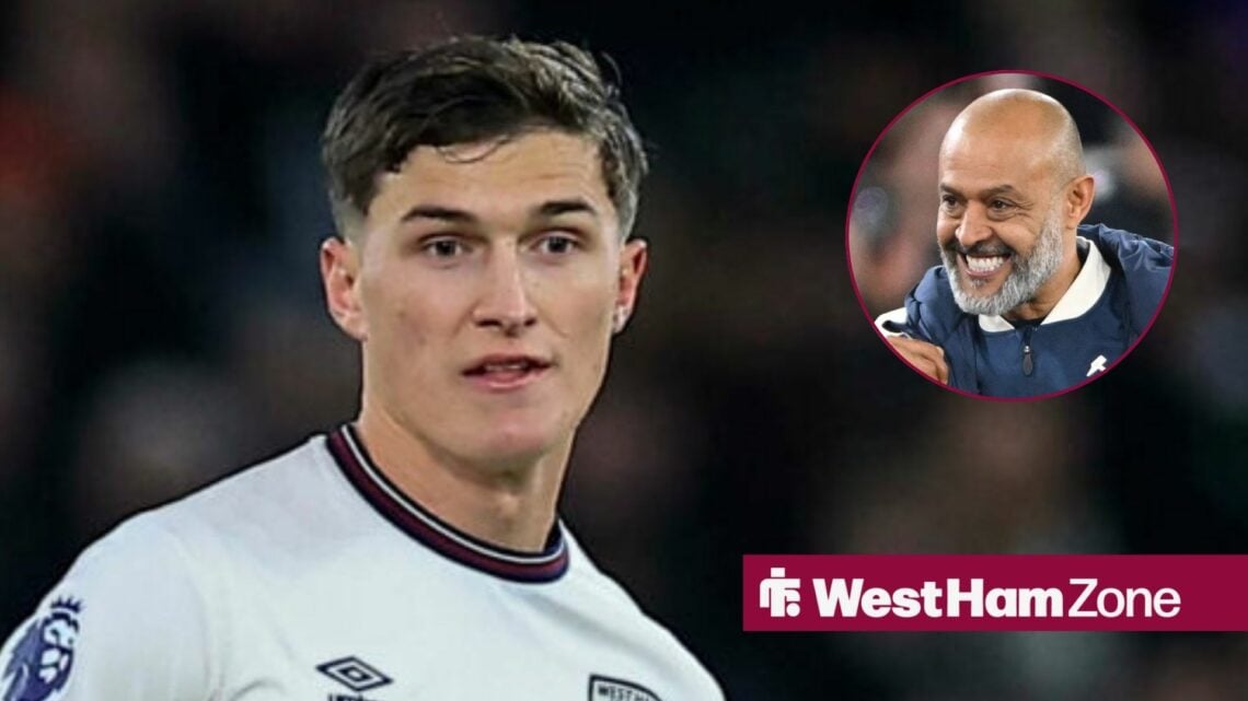 Freddie Potts alongside a circle inset of Nuno Espirito Santo.