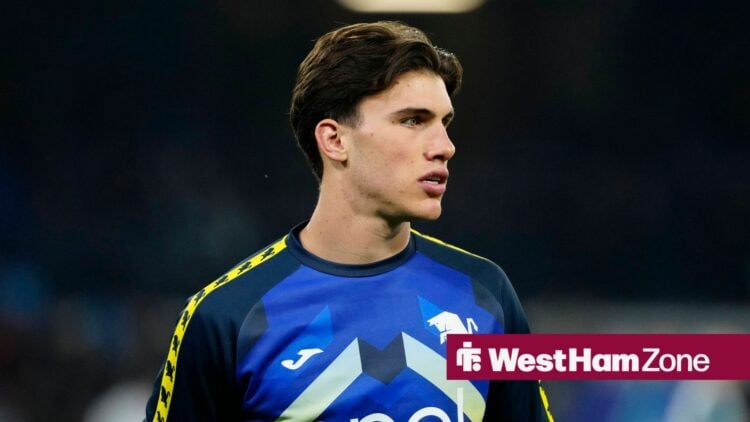 Torino midfielder Cesare Casadei looks on