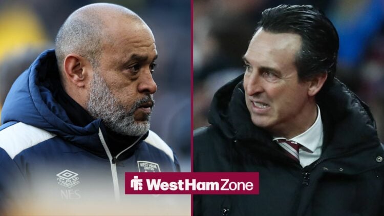 Nuno Espirito Santo and Unai Emery alongside each other.