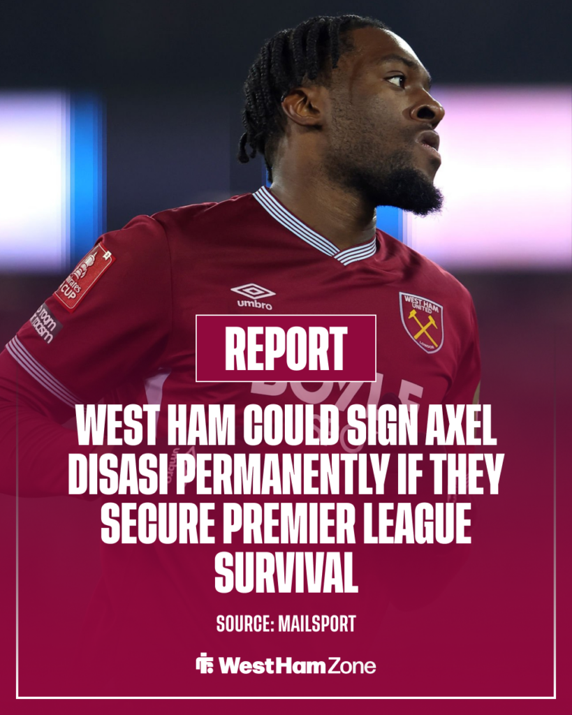 West Ham could sign Disasi if they stay in the Premier League, according to Mail Sport.