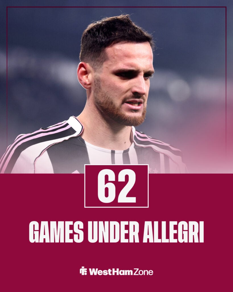 Federico Gatti games with Allegri as manager