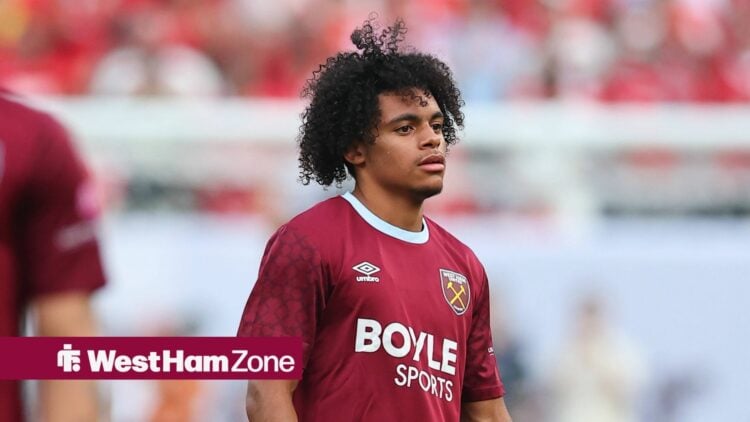 Preston Fearon in a West Ham shirt