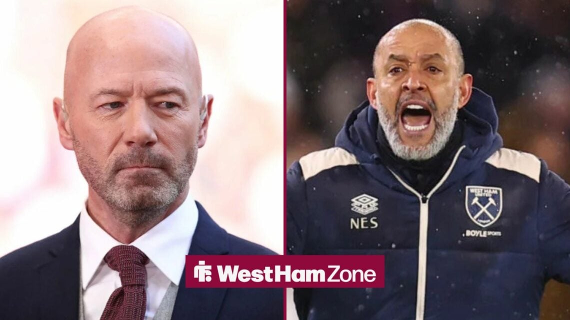 Alan Shearer next to Nuno Espirito Santo