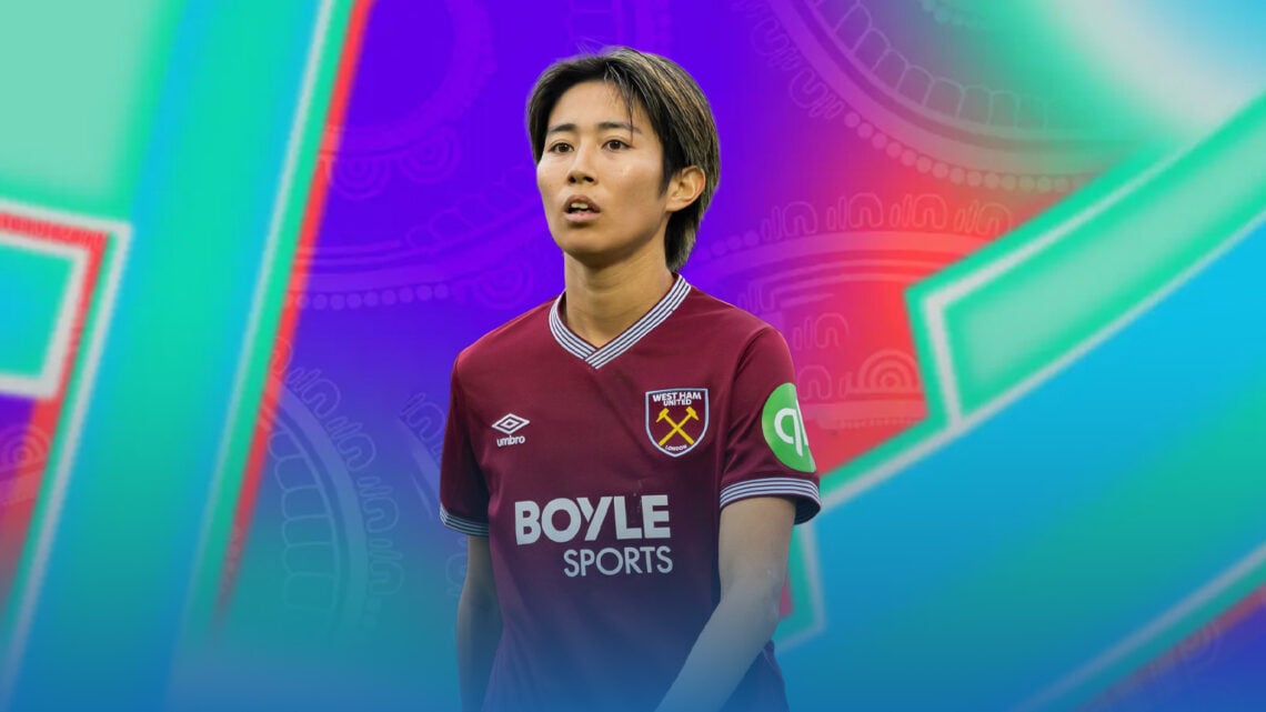 West Ham United star Riko Ueki at the Asian Cup with Japan