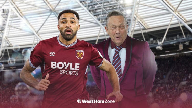 Callum Wilson for West Ham alongside David Sullivan
