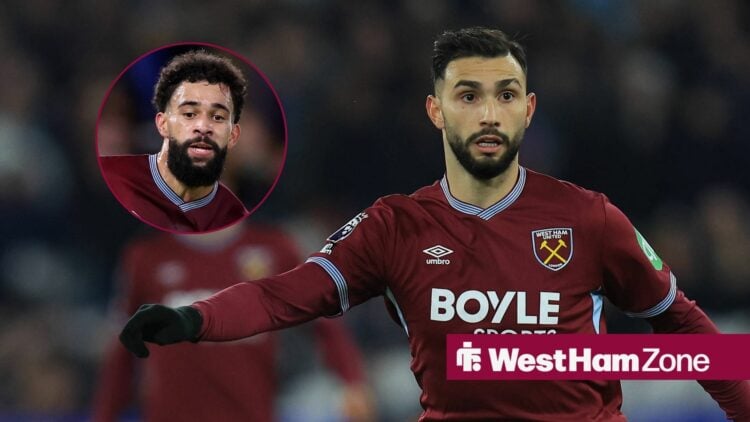 Pablo (inset) and Taty Castellanos pointing