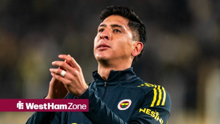 Edson Alvarez in action for Fenerbahce