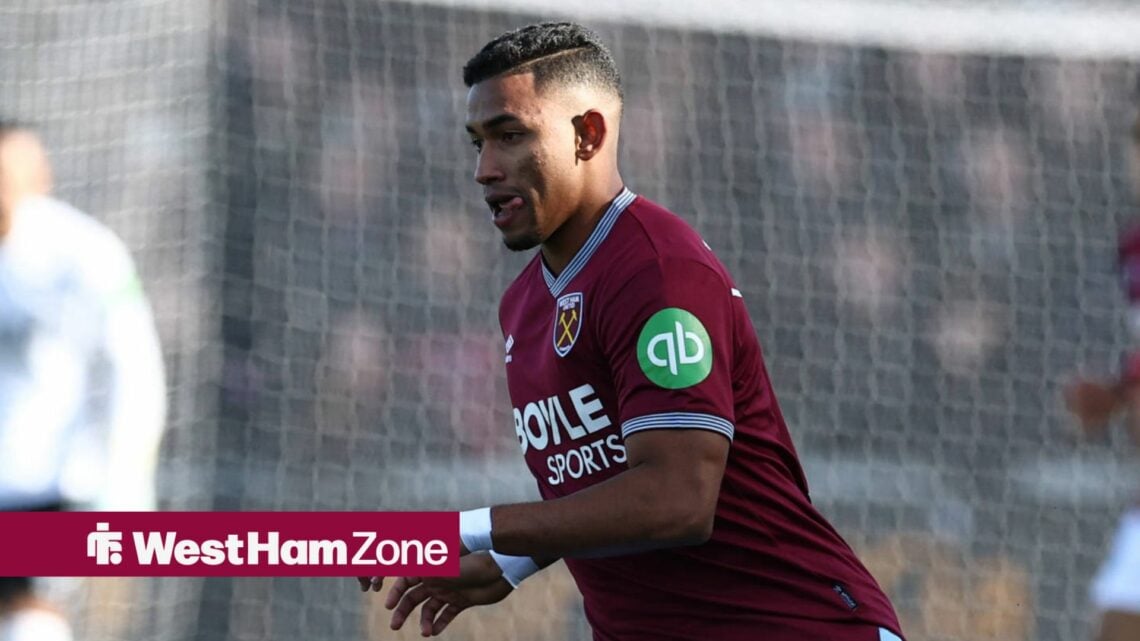 Keiber Lamadrid in action for West Ham