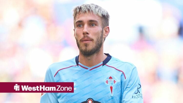 Oscar Mingueza in action for Celta Vigo