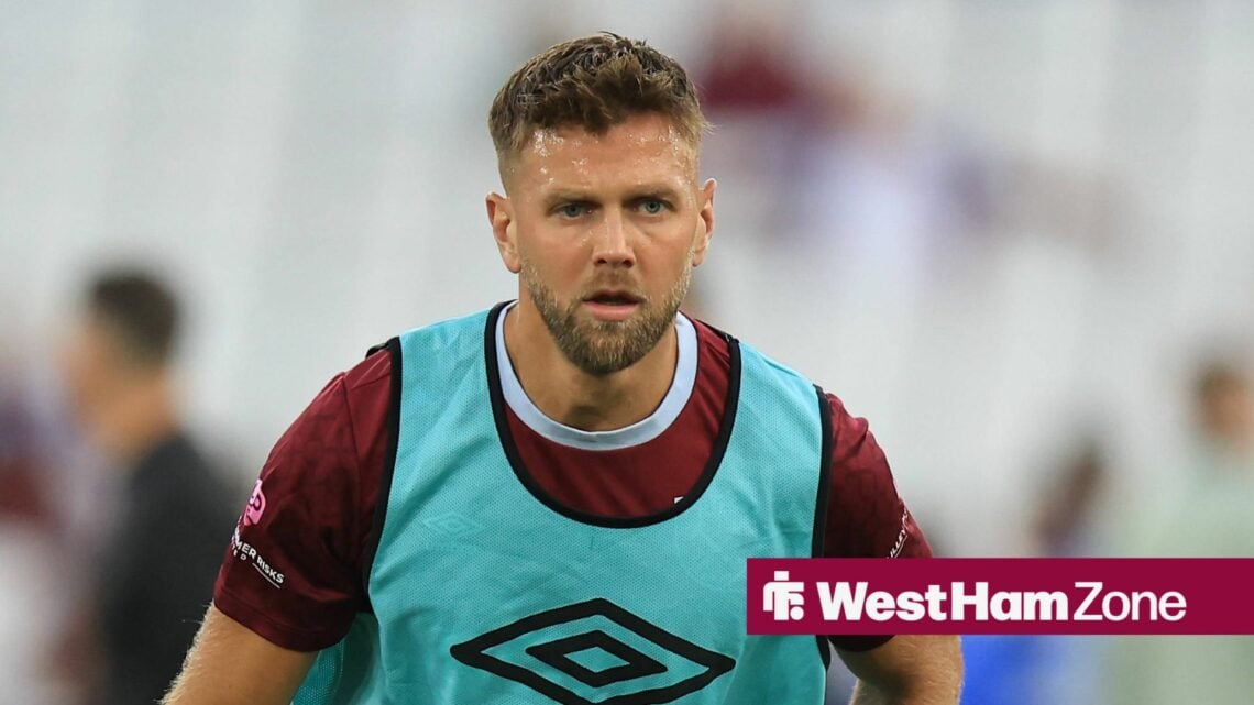 Niclas Fullkrug on the bench for West Ham