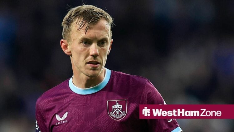 James Ward-Prowse playing for Burnley