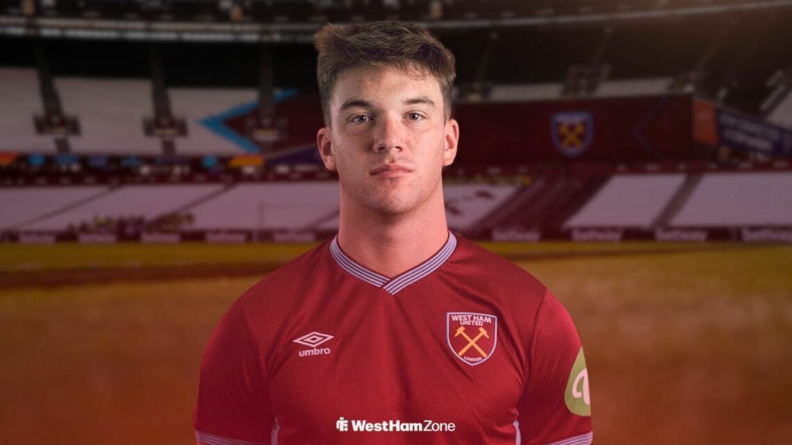 Josh Landers at West Ham