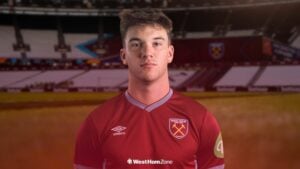 Josh Landers at West Ham
