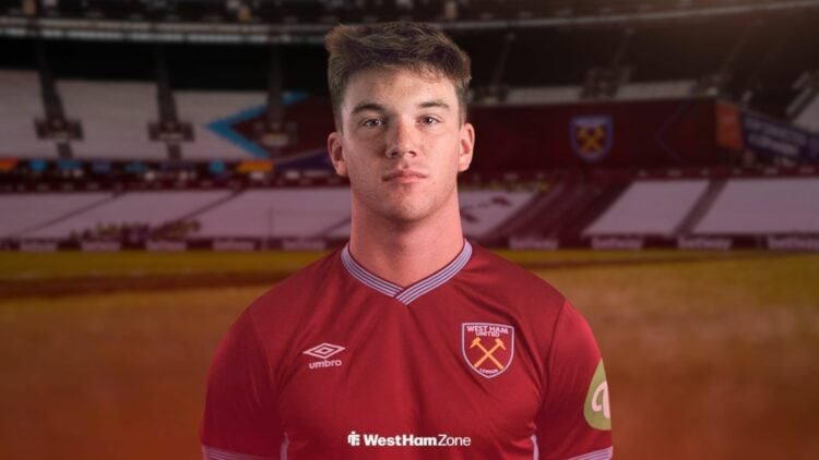 Josh Landers at West Ham