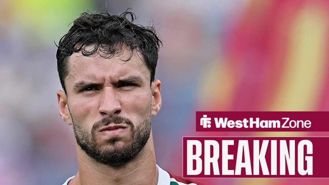 Matheus Martinelli pictured playing for Fluminense