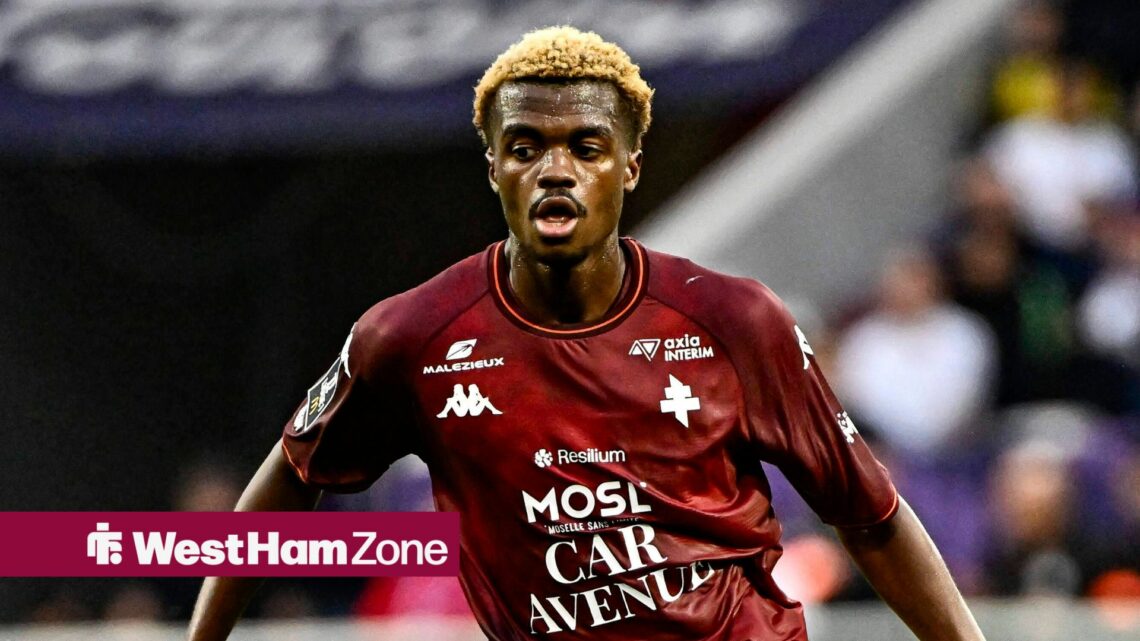 Alpha Toure in action for FC Metz